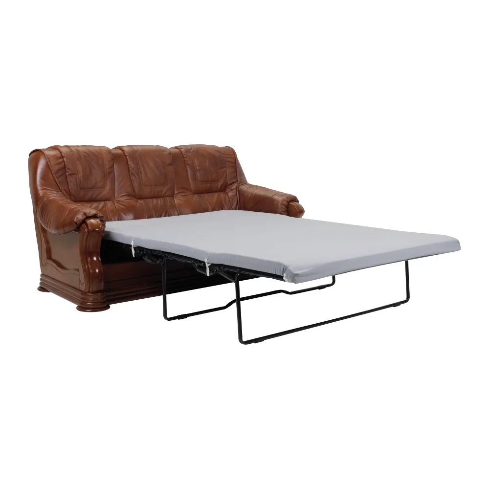 PARMA 311 pachet special (canapea extensibila 3 locuri, doua fotolii fixe din piele naturala Madras)