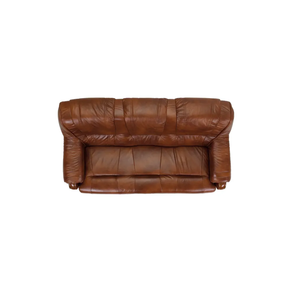 PARMA 311 pachet special (canapea extensibila 3 locuri, doua fotolii fixe din piele naturala Madras)