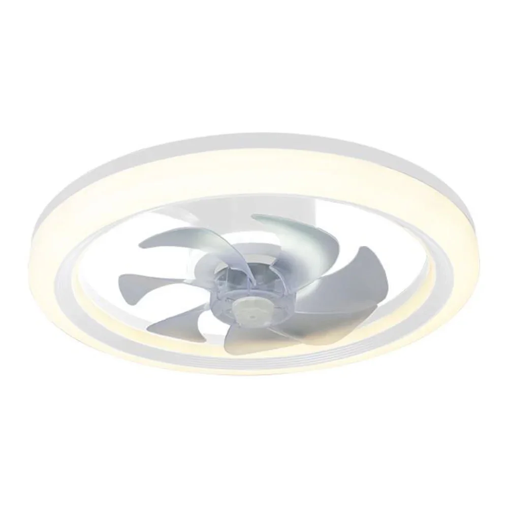 Plafoniera LED cu Ventilator, 45W, CCT, 4200 lm, alb