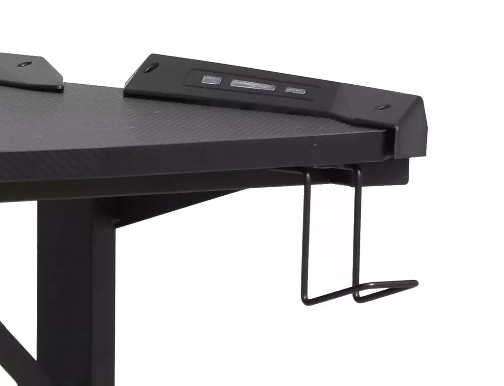 Masa birou B-216, negru, PAL/metal, 120x60x76 cm