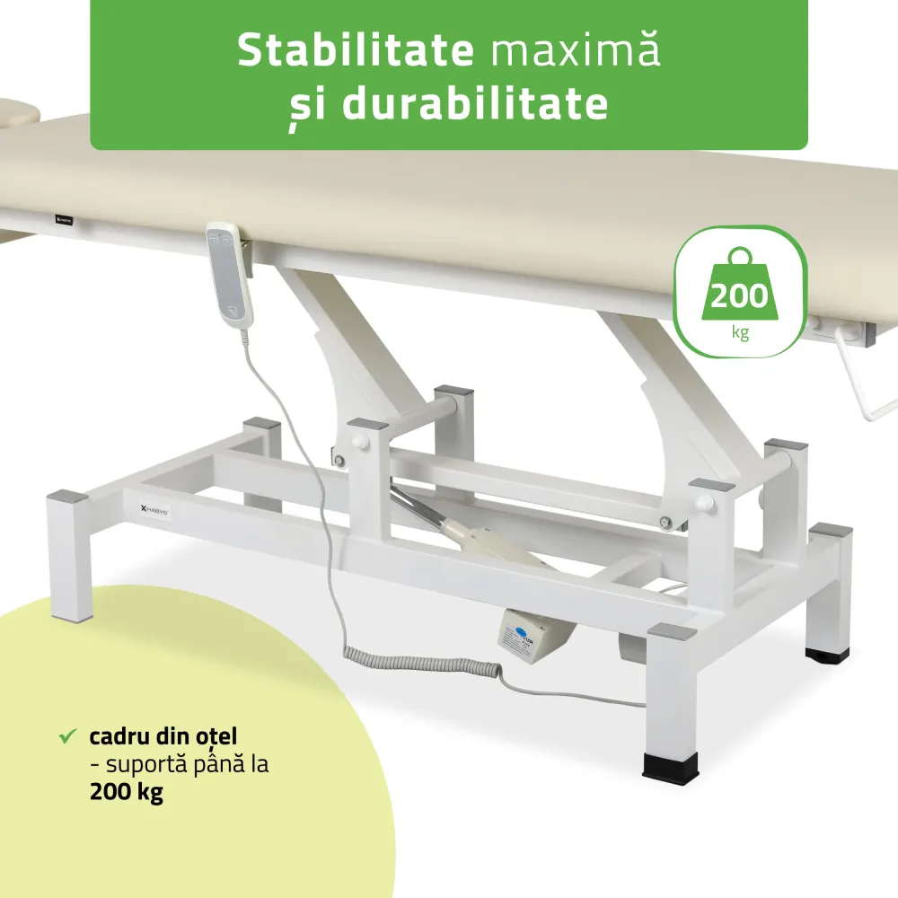 Masă de masaj electrică Fortis 1 | Pat de masaj electric| 1-Segment | Telecomandă Manuală | 3 ani garanție!