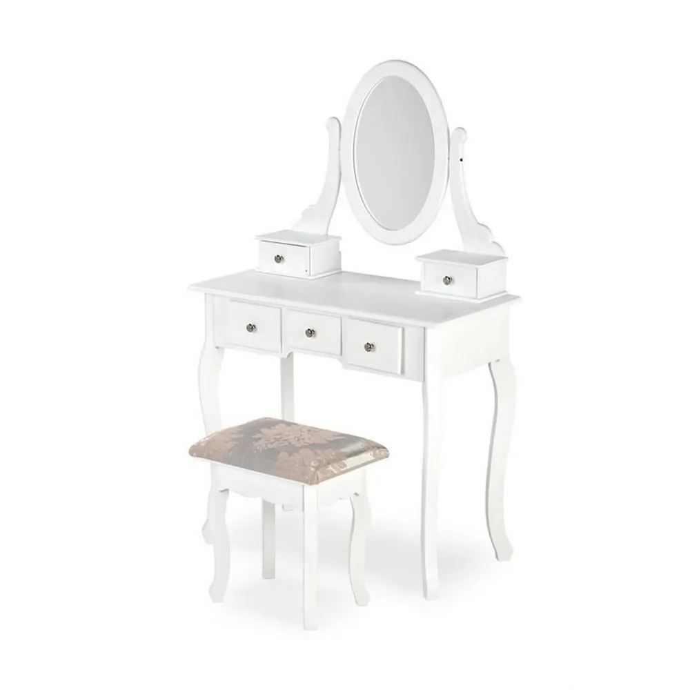 Masa de toaleta SARA, alb, 80x40x130 cm