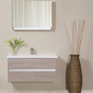 Arthema Frame Masca lavoar baie suspendata 96x43xH48 cm, stejar urban