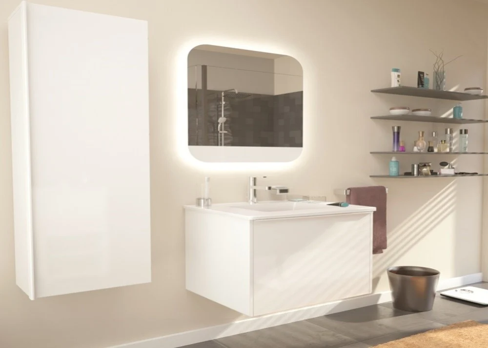 Arthema New Attitude Masca lavoar baie suspendata 120x48xH48 cm, alb lucios