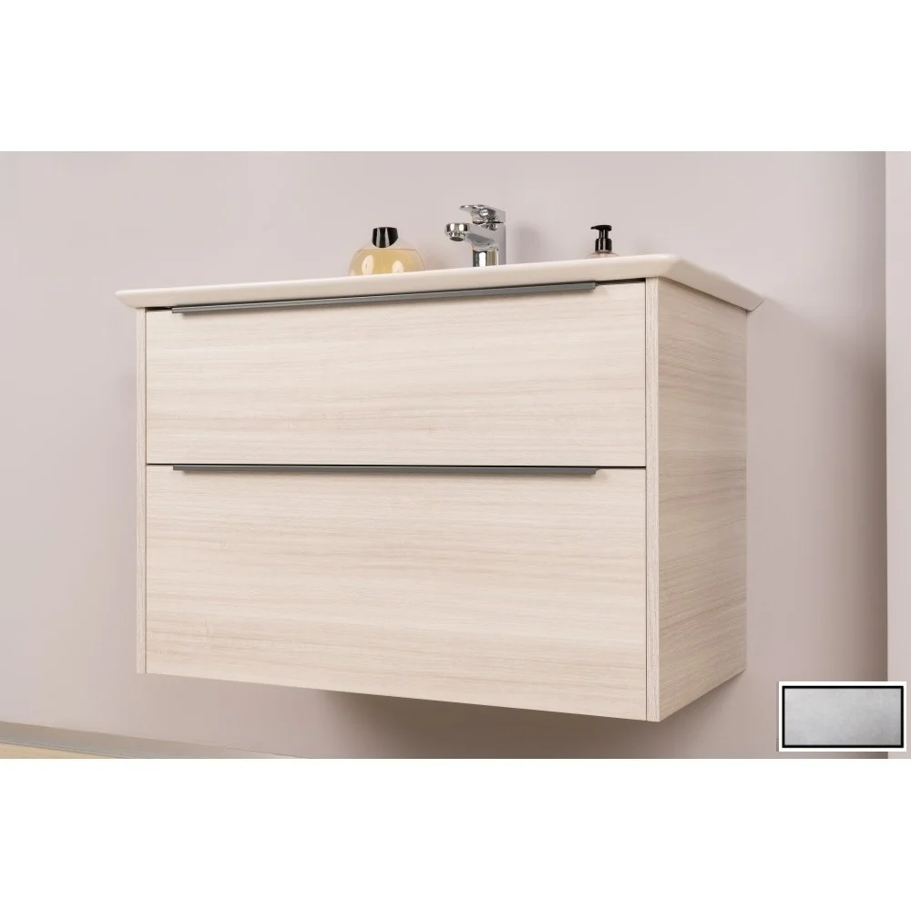 Arthema Nova Masca lavoar baie suspendata 82x44xH56 cm, gri (cemento)
