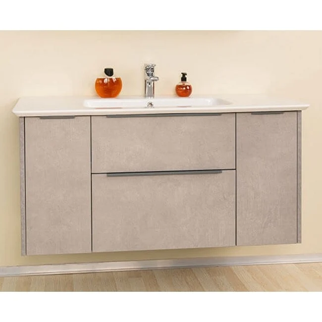 Arthema Nova Masca lavoar baie suspendata 115x44xH56 cm, gri (cemento)