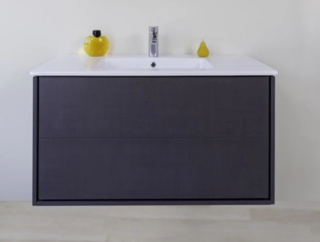 Arthema Push Masca lavoar baie suspendata 79x46xH54 cm, antracit perlat