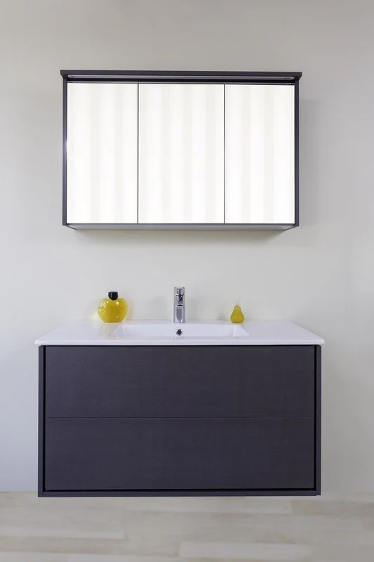 Arthema Push Masca lavoar baie suspendata 79x46xH54 cm, antracit perlat