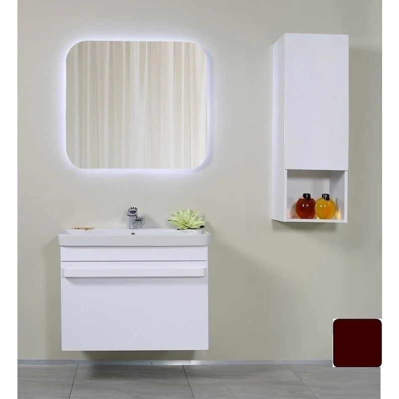 Arthema Revo Masca lavoar baie suspendata 56x44xH55 cm, maro inchis lucios