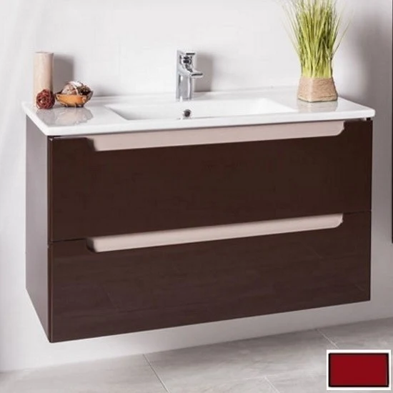 Arthema Vela Masca lavoar baie suspendata 100x45xH55 cm, grena lucios (bordeaux)