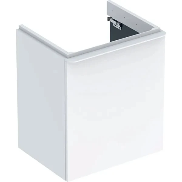 Geberit Smyle Square Masca lavoar baie cu o usa deschidere stanga, 54x55 cm, alb lucios