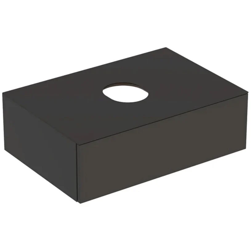 Geberit VariForm Masca lavoar baie cu sertar 75x51 cm, antracit mat (lava)