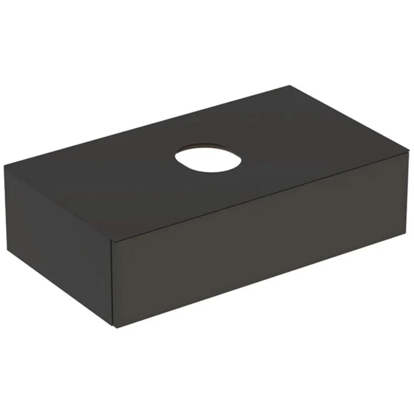 Geberit VariForm Masca lavoar baie cu sertar 90x51 cm, antracit mat (lava)