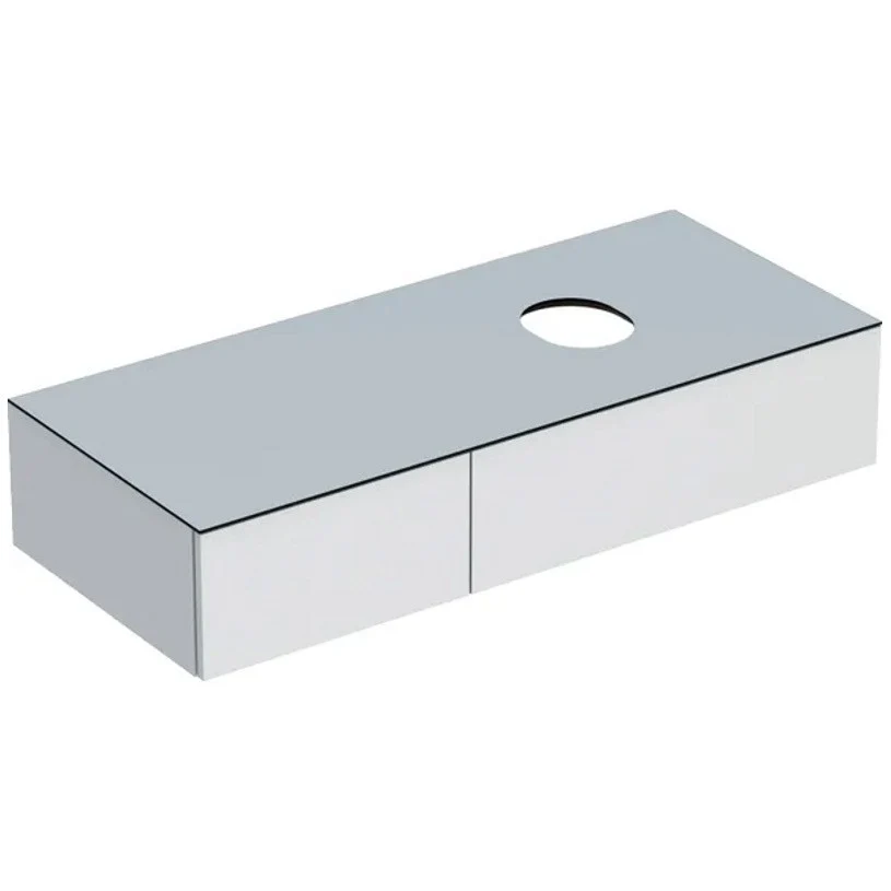 Geberit VariForm Masca lavoar baie 2 sertare 120x51 cm, alb