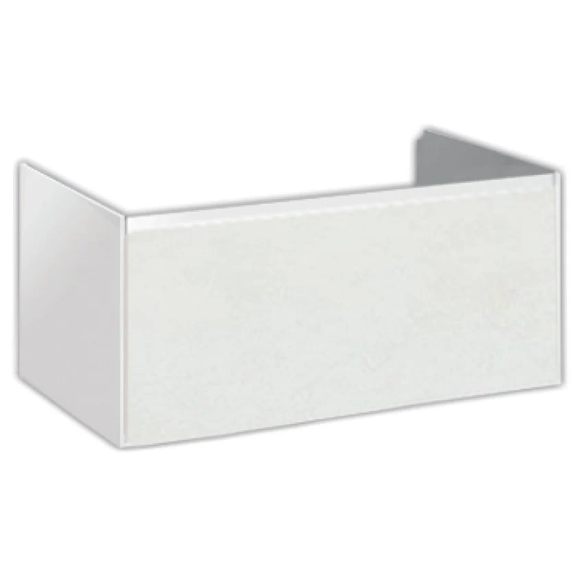Hatria Grandangolo 100 Masca lavoar baie suspendata 97x49xH36 cm, alb