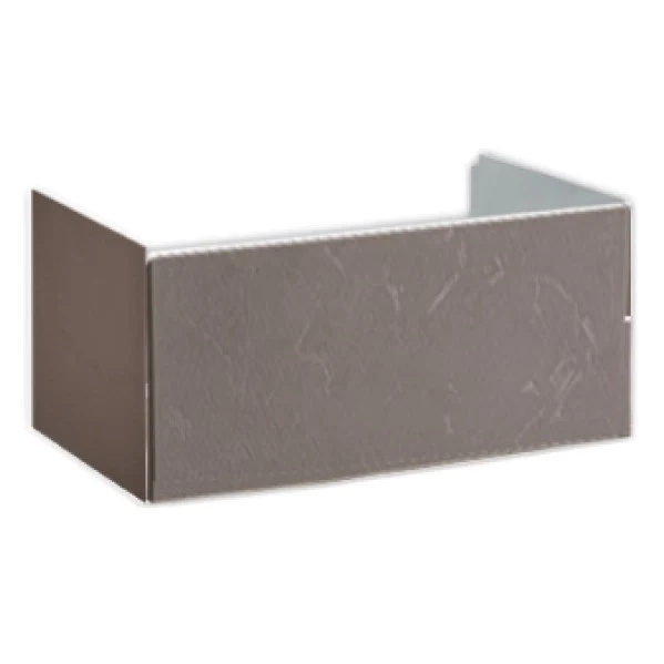 Hatria Grandangolo 100 Masca lavoar baie suspendata 97x49xH36 cm, gri inchis (tortora)
