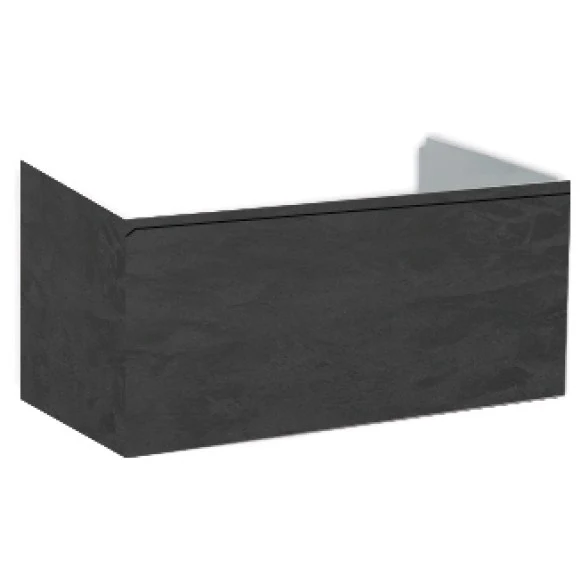 Hatria Grandangolo 75 Masca lavoar baie suspendata 72x49xH36 cm, antracit