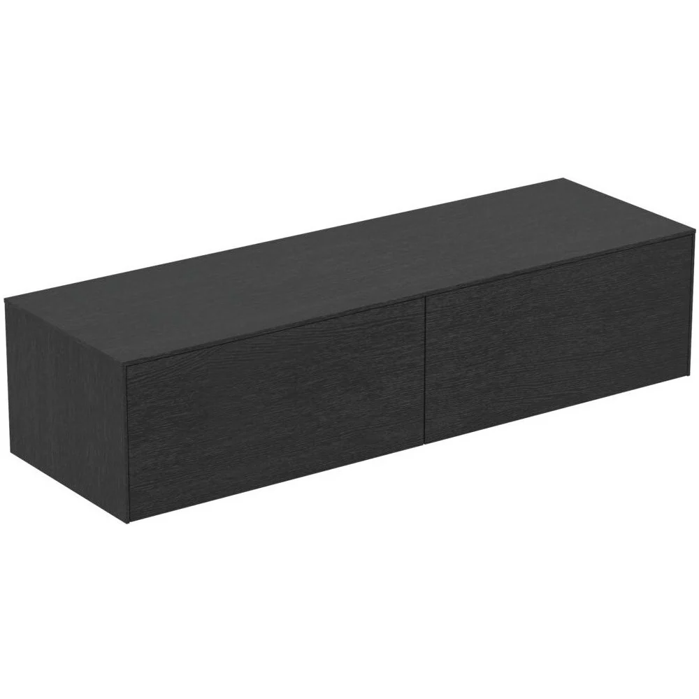 Ideal Standard Conca Masca lavoar baie suspendata cu 2 sertare 159x51xH37 cm, antracit (stejar inchis)