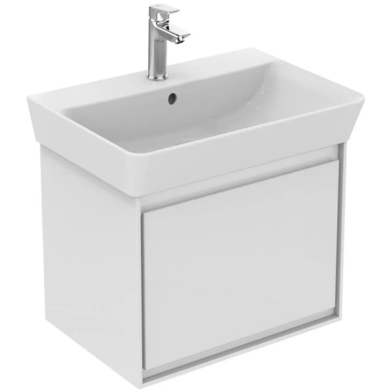 Ideal Standard Connect Air Masca lavoar baie cu sertar 49x41 cm, alb lucios/alb mat