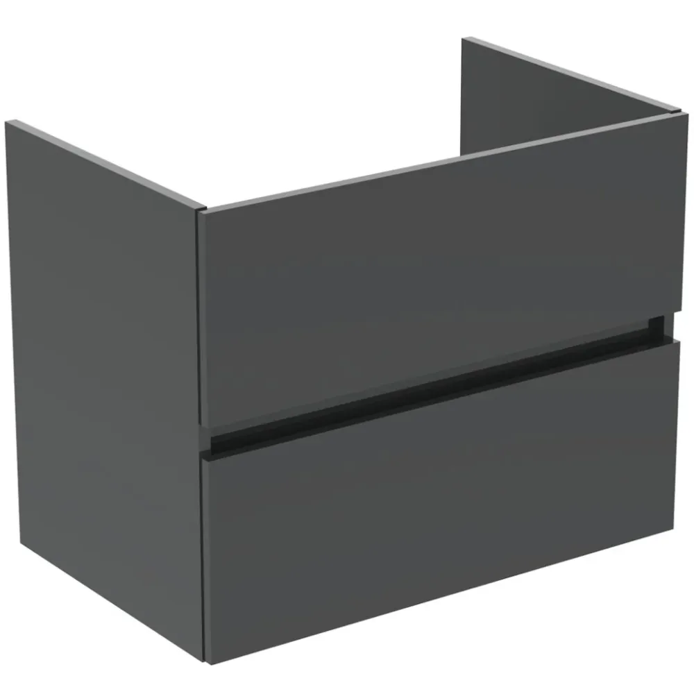 Ideal Standard Eurovit Masca lavoar baie suspendata 70x44xH55 cm, antracit