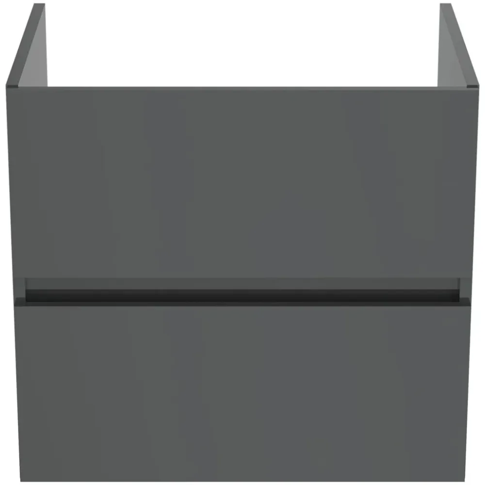 Ideal Standard Eurovit Masca lavoar baie cu doua sertare 60x44 cm, antracit