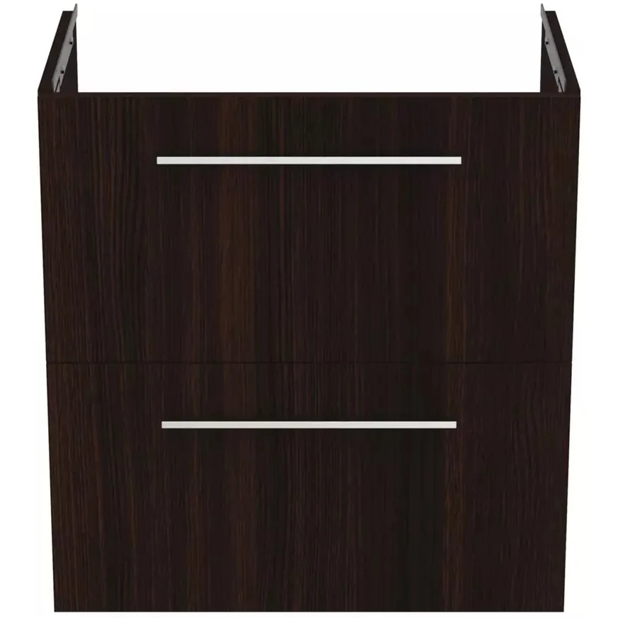 Ideal Standard I.Life S Masca lavoar baie suspendata cu 2 sertare 60x36xH63 cm, stejar cafeniu