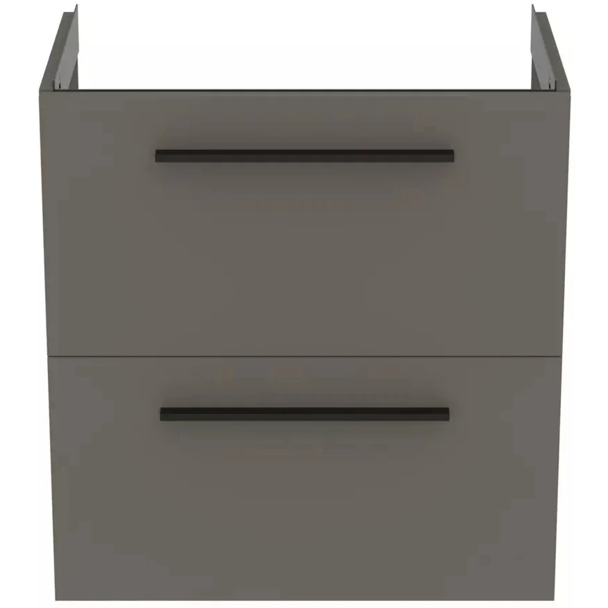 Ideal Standard I.Life S Masca lavoar baie suspendata cu 2 sertare 80x36xH63 cm, gri mat