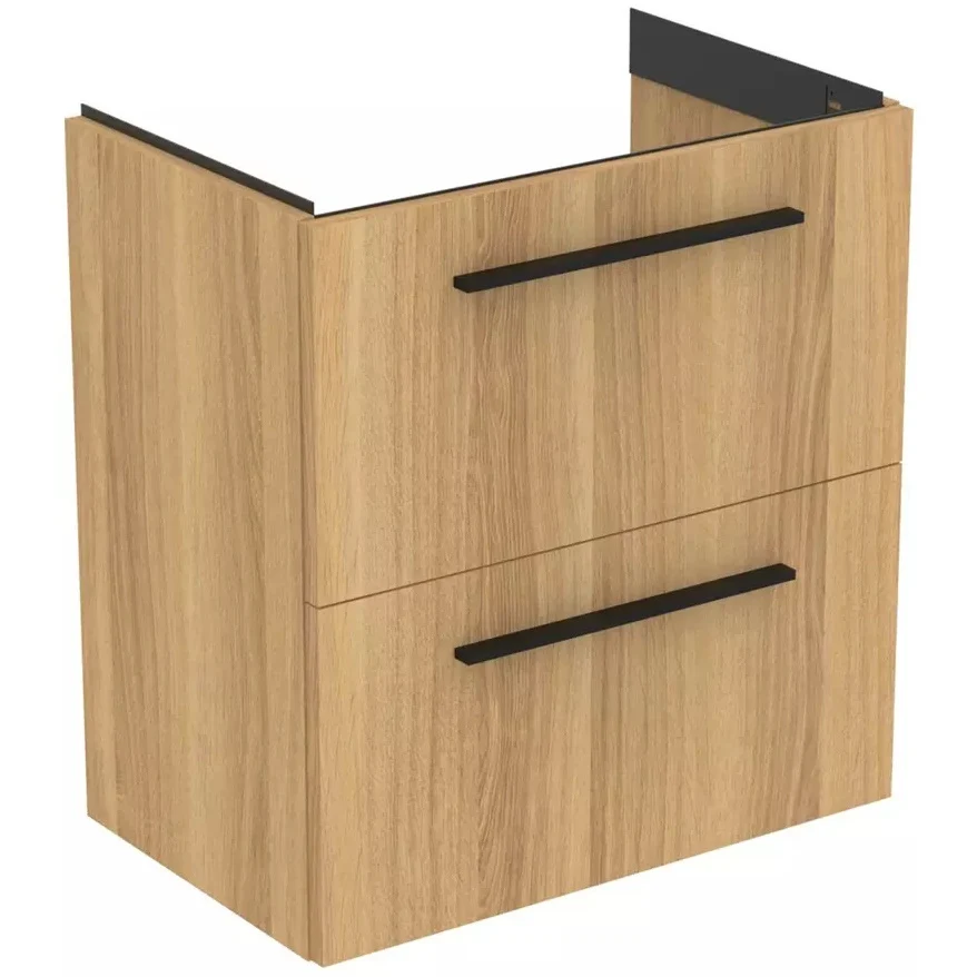 Ideal Standard I.Life S Masca lavoar baie suspendata cu 2 sertare 80x36xH63 cm, stejar