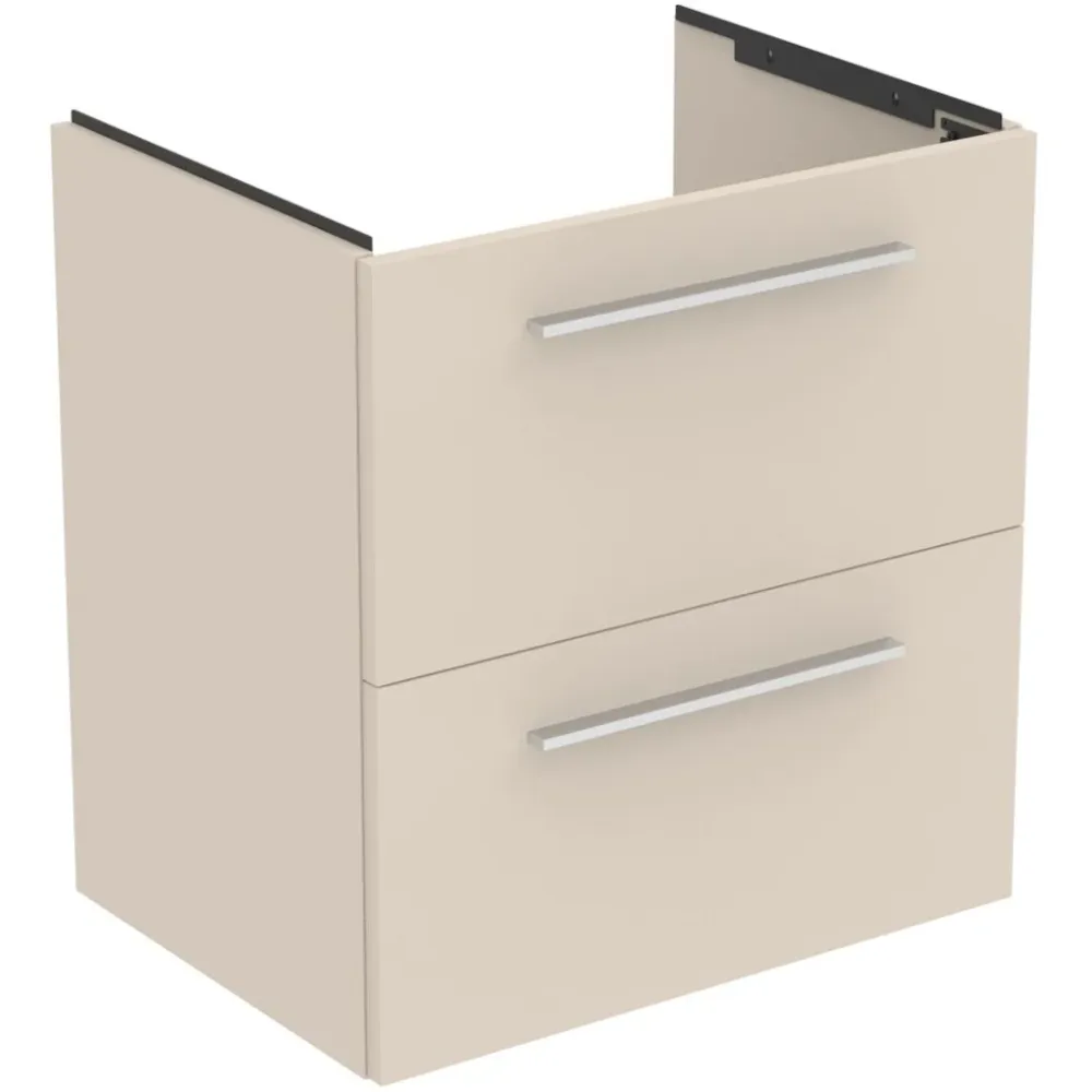 Ideal Standard I.Life Masca lavoar baie suspendata cu doua sertare 80x44xH63 cm, bej nisipiu mat