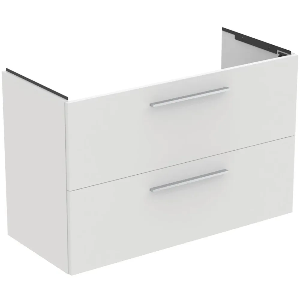 Ideal Standard I.Life Masca lavoar baie suspendata cu doua sertare 100x44xH63 cm, alb mat