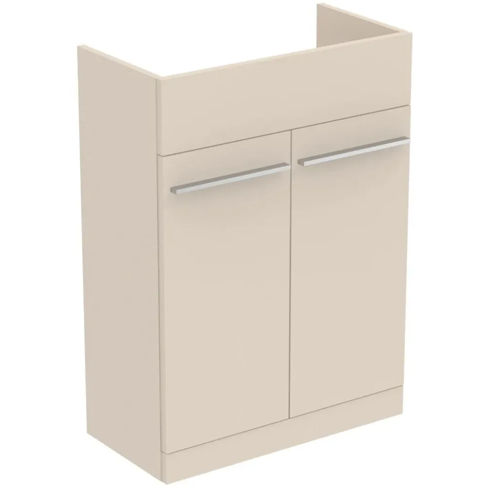 Ideal Standard I.Life Masca lavoar baie cu doua sertare 60x30xH84 cm, bej nisipiu mat
