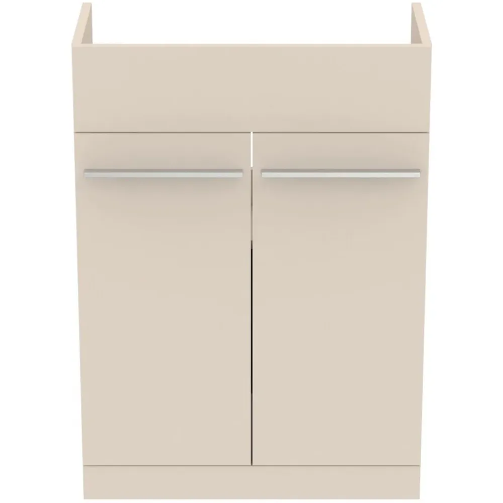 Ideal Standard I.Life Masca lavoar baie cu doua sertare 60x30xH84 cm, bej nisipiu mat
