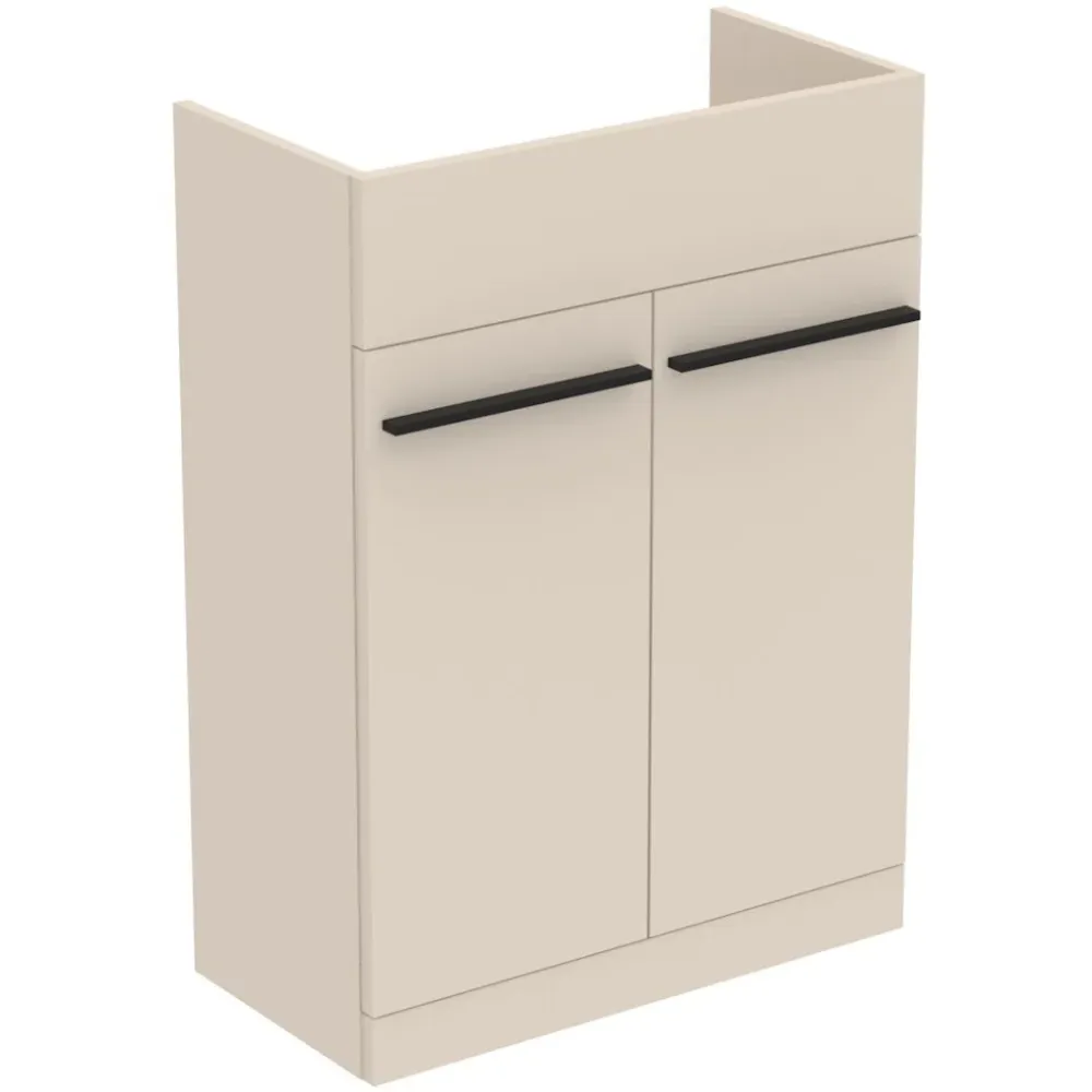 Ideal Standard I.Life Masca lavoar baie cu doua sertare 60x30xH84 cm, bej nisipiu mat
