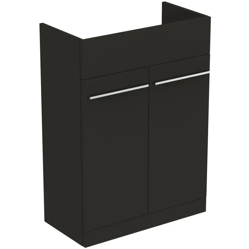 Ideal Standard I.Life Masca lavoar baie cu doua sertare 60x30xH84 cm, negru mat