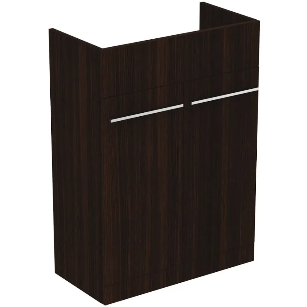 Ideal Standard I.Life Masca lavoar baie cu doua sertare 60x30xH84 cm, maro inchis