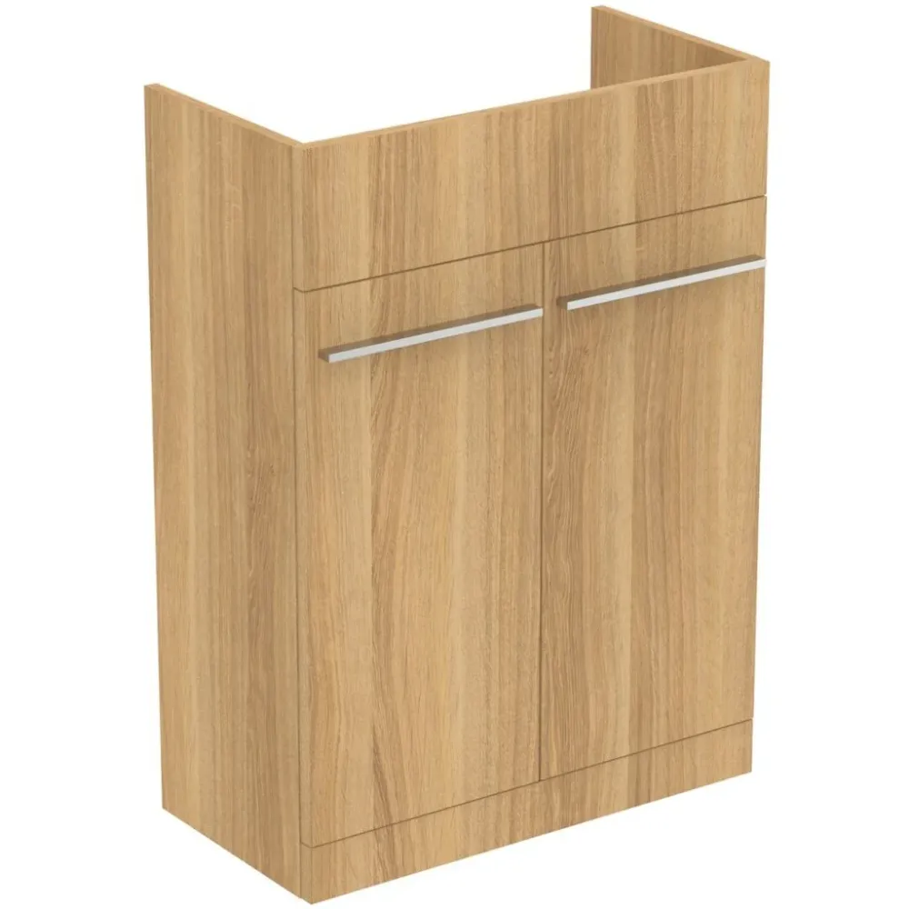 Ideal Standard I.Life Masca lavoar baie cu doua sertare 60x30xH84 cm, stejar