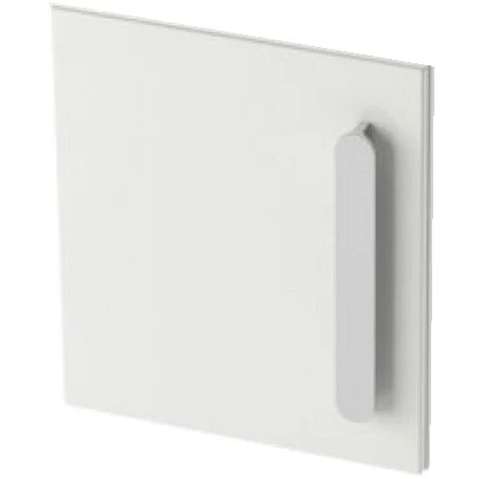 Ravak Chrome SD 400 Usa stanga pentru masca lavoar baie 38xH53 cm, montaj suspendat
