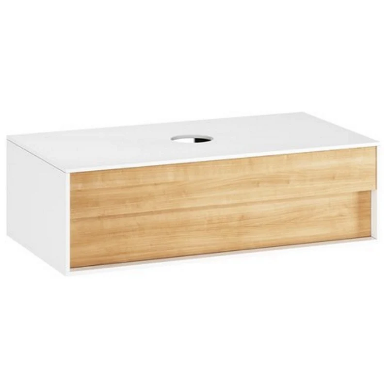 Ravak SD Step Masca lavoar baie cu blat si sertar 100x54 cm, alb/crem