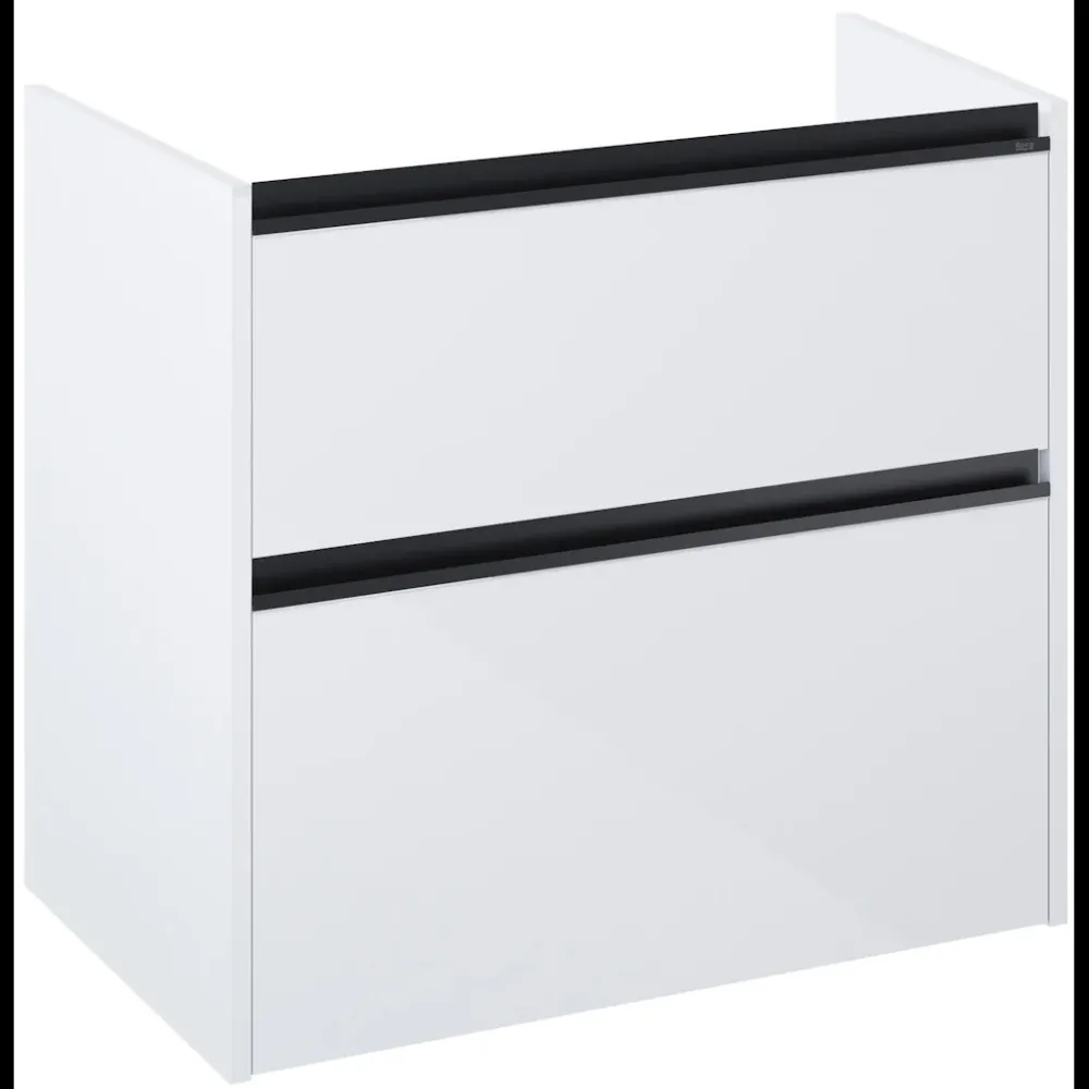 Roca Gap Pro Masca lavoar baie suspendata cu 2 sertare 70x46xH82 cm, alb lucios