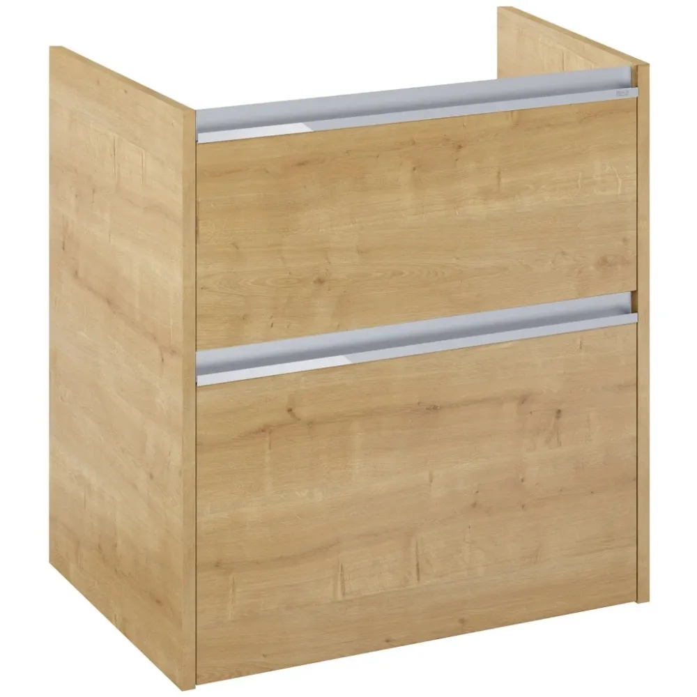 Roca Gap Pro Masca lavoar baie suspendata cu 2 sertare 70x46xH82 cm, bej (light oak)