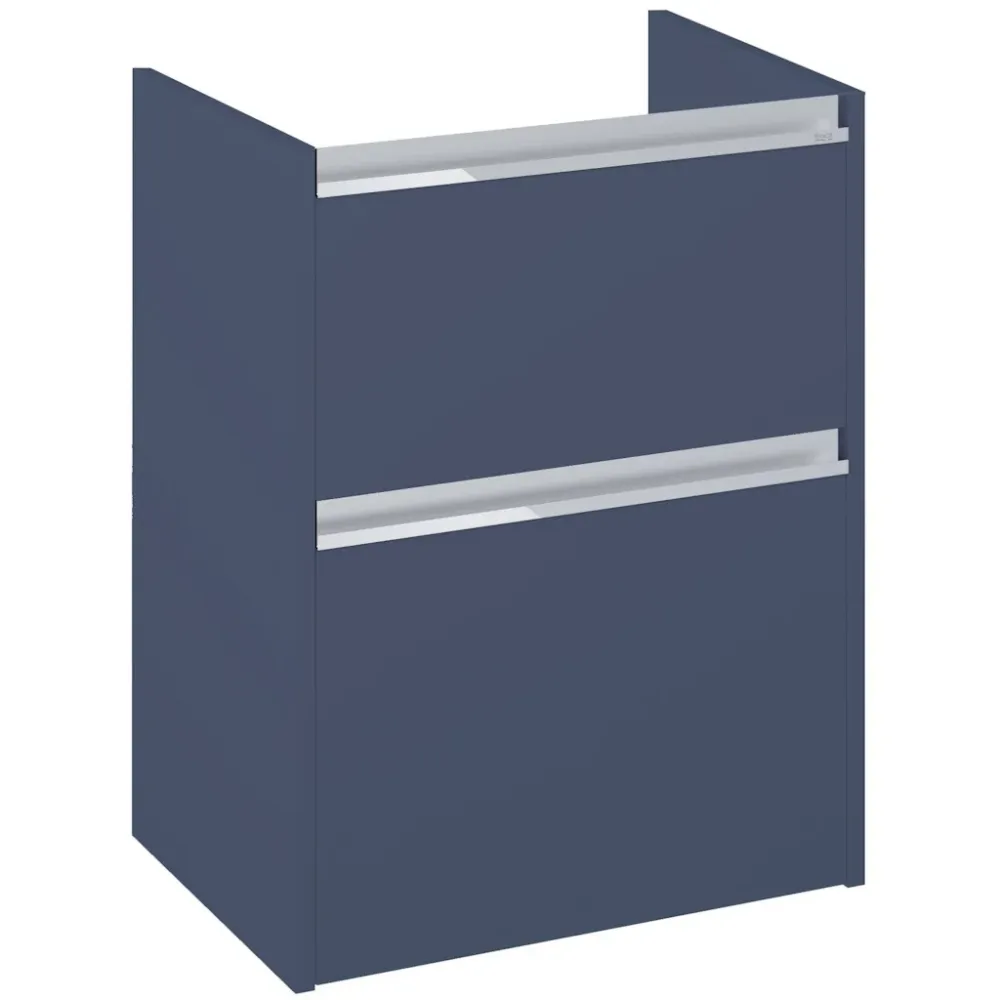 Roca Gap Pro Masca lavoar baie suspendata cu 2 sertare 60x46xH82 cm, albastru (navy blue)