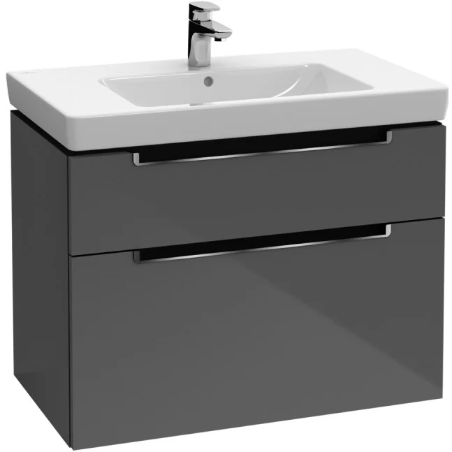 Villeroy & Boch Subway 2.0 Vanity Masca lavoar baie 98x44xH59 cm, gri lucios