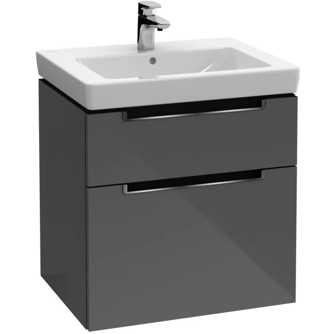 Villeroy & Boch Subway 2.0 Vanity Masca lavoar baie 63x45xH59 cm, gri lucios