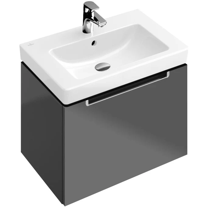 Villeroy & Boch Subway 2.0 Vanity Masca lavoar baie 58x45xH42 cm, gri lucios