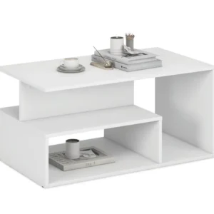 Masuta cafea IVA, alb, PAL laminat, 90x51x43 cm