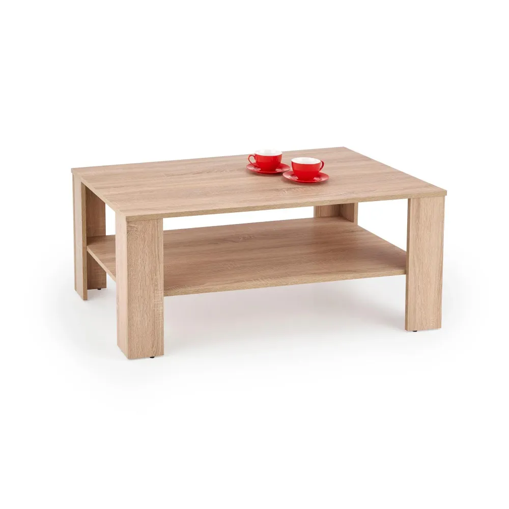 Masuta de cafea pentru living stejar sonoma Kwadro, 110x65X53 CM