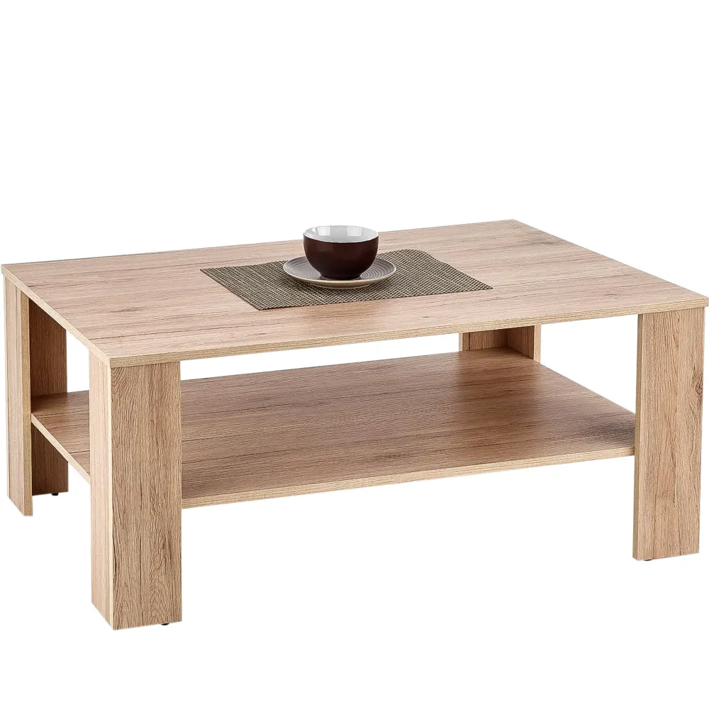 Masuta de cafea pentru living stejar wotan Kwadro, 110X65X53 CM