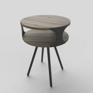 Masuta rotunda de cafea Kirby, Ø45XH60 CM