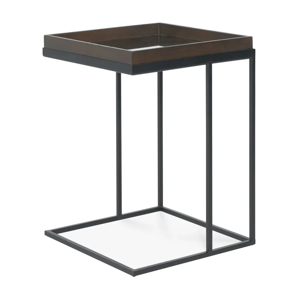 Masuta laterala Ethnicraft Tray Patrata S