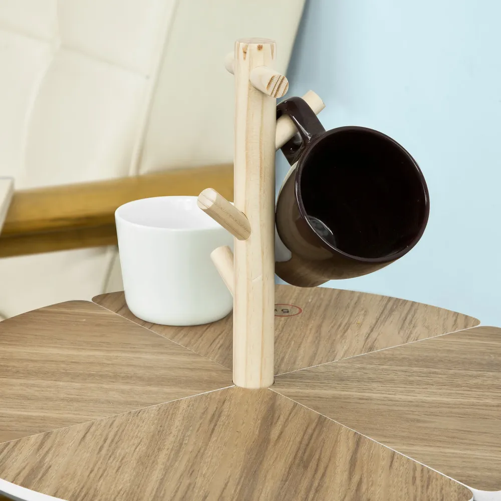 SoBuy Masuta de cafea cu suport pentru pahare ?40xH66cm FBT38-WN